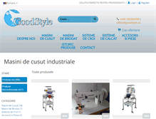 Tablet Screenshot of goodstyle.ro